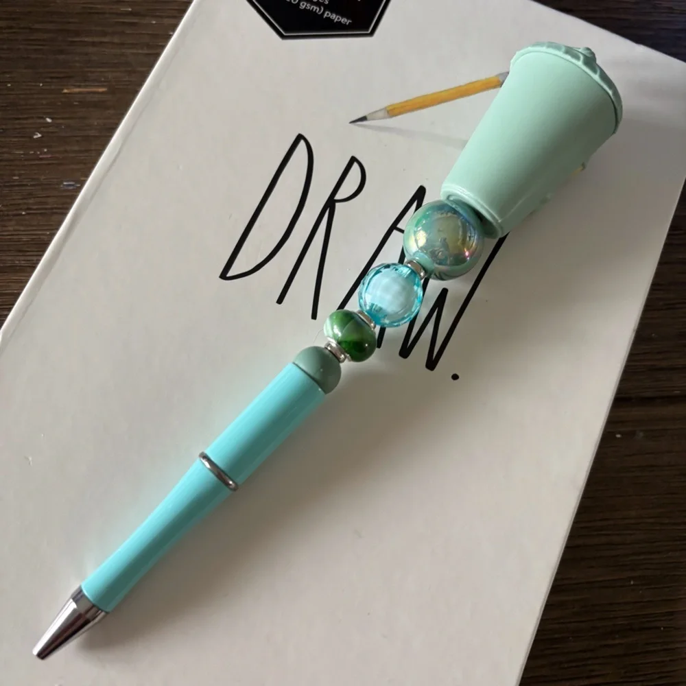 SpongeBob SquarePants: Squidward as Drink handmade beaded pen